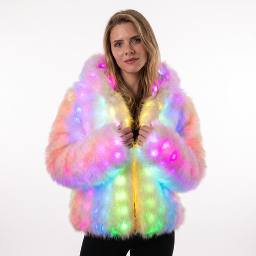 GLOWFUR LED Fur Jacket