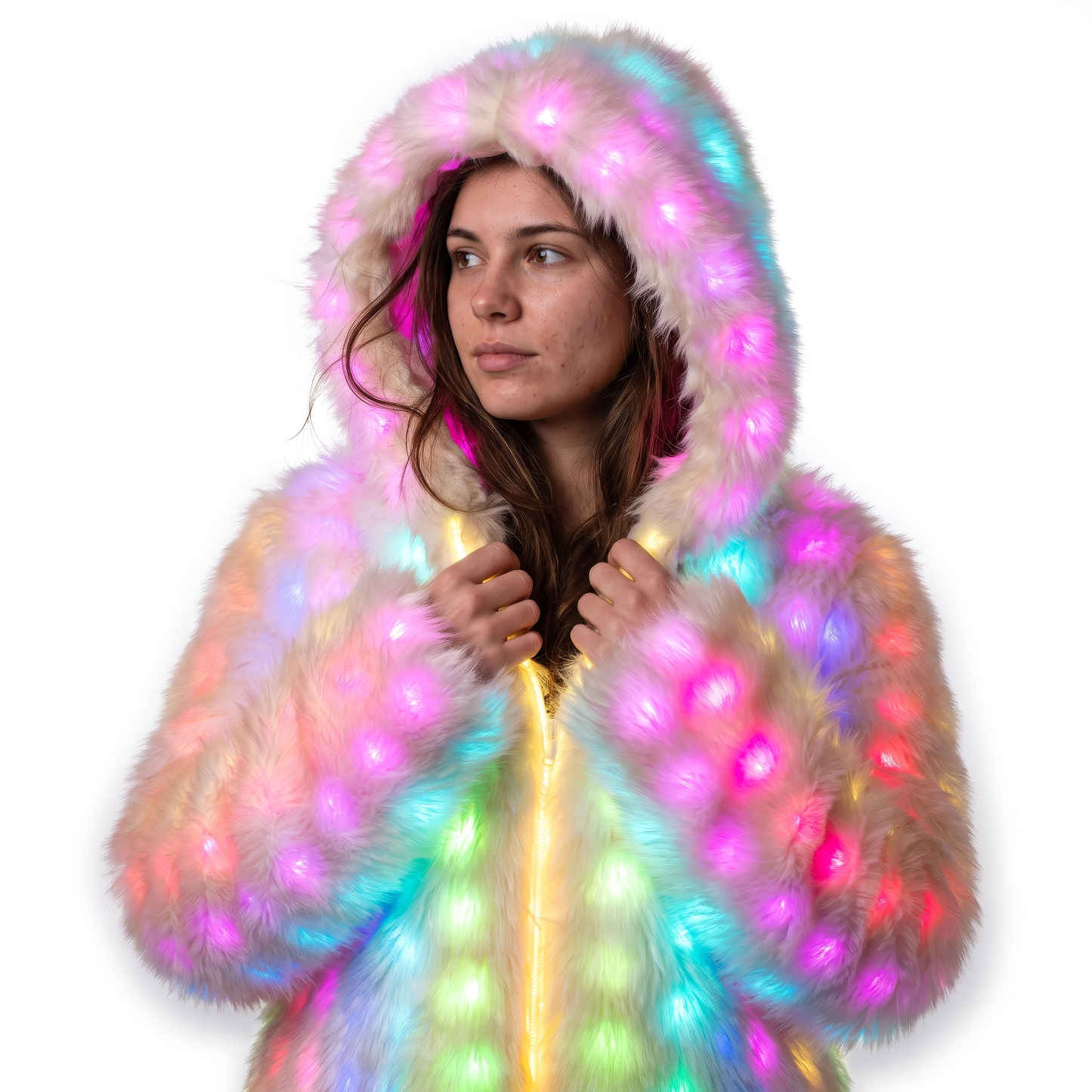 GLOWFUR LED Fur Jacket